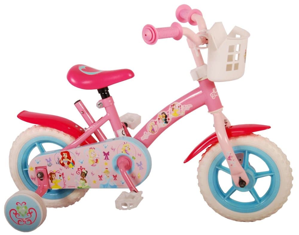 Disney Princess Barncykel - Flickor - 10 tum - Rosa - Go-getter