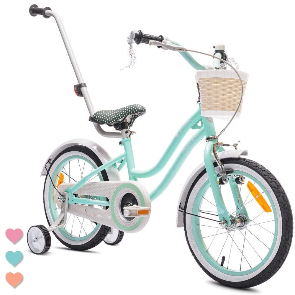 Heart Bike Flickcykel för en flicka 16 tum