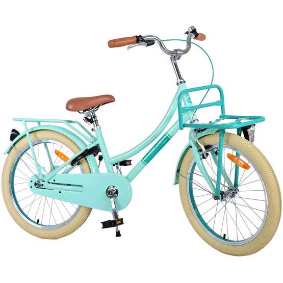 Volare - Barncykel - Excellent 20 Tum Grön - Fotbroms Med Pakethållare Fram